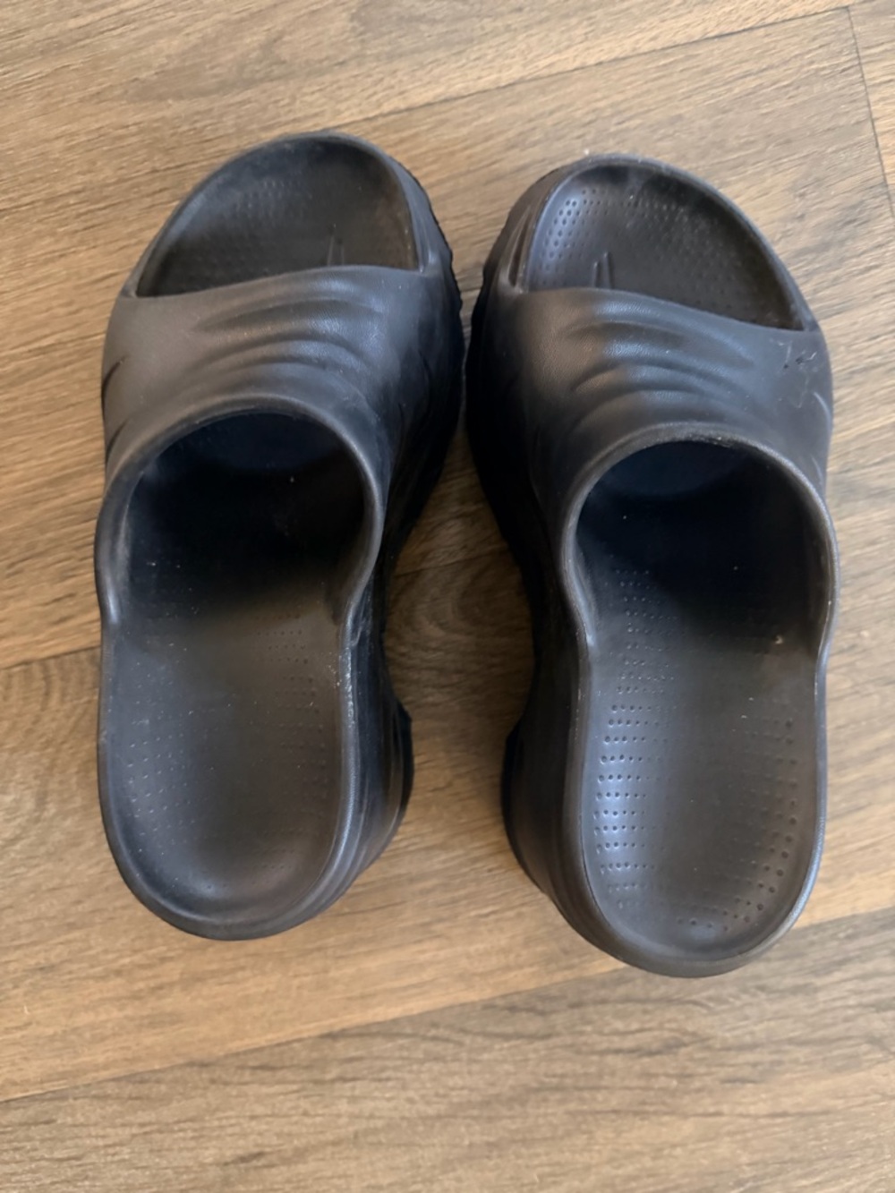 Tallure Bloomie Women's Black Wedge Slide Sandals.Easy Slip-On Comfort - Size 7 - Picture 9 of 10